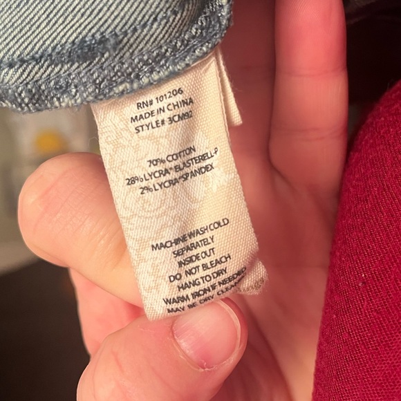 Soft Surroundings Women’s Petite Medium Wash Center Seam Hi Rise Pull On Jean LP - Picture 5 of 5